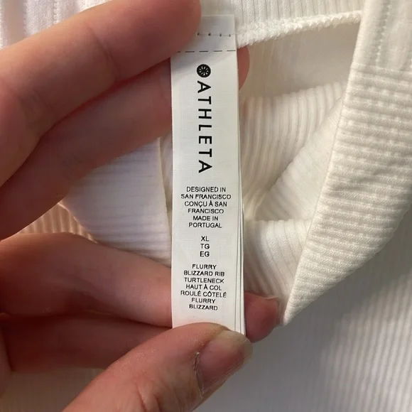 Athleta Flurry Blizzard Rib Turtleneck - Picture 4 of 5